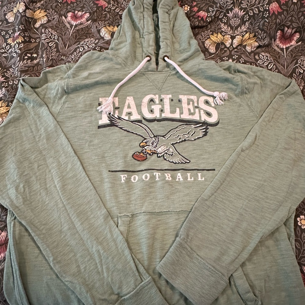 Green Eagles Vintage Football Hoodie - 47 Brand XXL